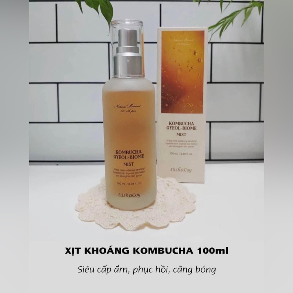 Elishacoy KOMBUCHA Gyeol-Biome Mist 3.38oz /100ml Vegan life, Run BTS